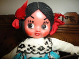 Mexican Lady Plate Seller Doll 1960's Mexico