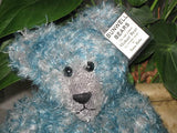 OOAK Bunwell Bear UK Artist Vivien Butlin Blue Mohair