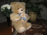 Dutch Holland 14 Inch Momma & Baby Bear Soft Plush