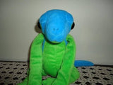 Green Blue IGUANA LIZARD Hanging Stuffed Toy