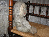 Old Antique German Grey Mohair Monkey 41 CM