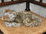 Steiff Sleeping Cat 082597 22 CM 1991-1993 Button & Tag