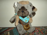 Vintage 1986 Emotions Mattel FRONTIER BEAR Raccoon Tail hat