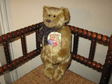 Gund Nesbit Americas Teddy Bear UK Gold Mohair Bear 15 Inch 15056 2001 New