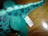 24K Fantasaurs Collection 1997 Dinosaur Iguanodon Plush Blue 16 inch