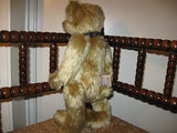 Gund Nesbit Americas Teddy Bear UK Gold Mohair Bear 15 Inch 15056 2001 New