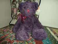Russ Bears from Past BEARBERRY Purple Bear RETIRED Nr 4643 Handmade