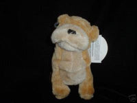 American Greetings Shar Pei Sharpei Dog 6.5 inch Brown Stuffed Animal Plush