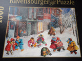 Ravensburger Puzzle Canada Artist Pauline Paquin My Snow Filled Boots 1000pc '98