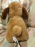 Vintage Gund Butterscotch Smooch Puppy Dog 11" Beige Caramel Rattle 1334 1982