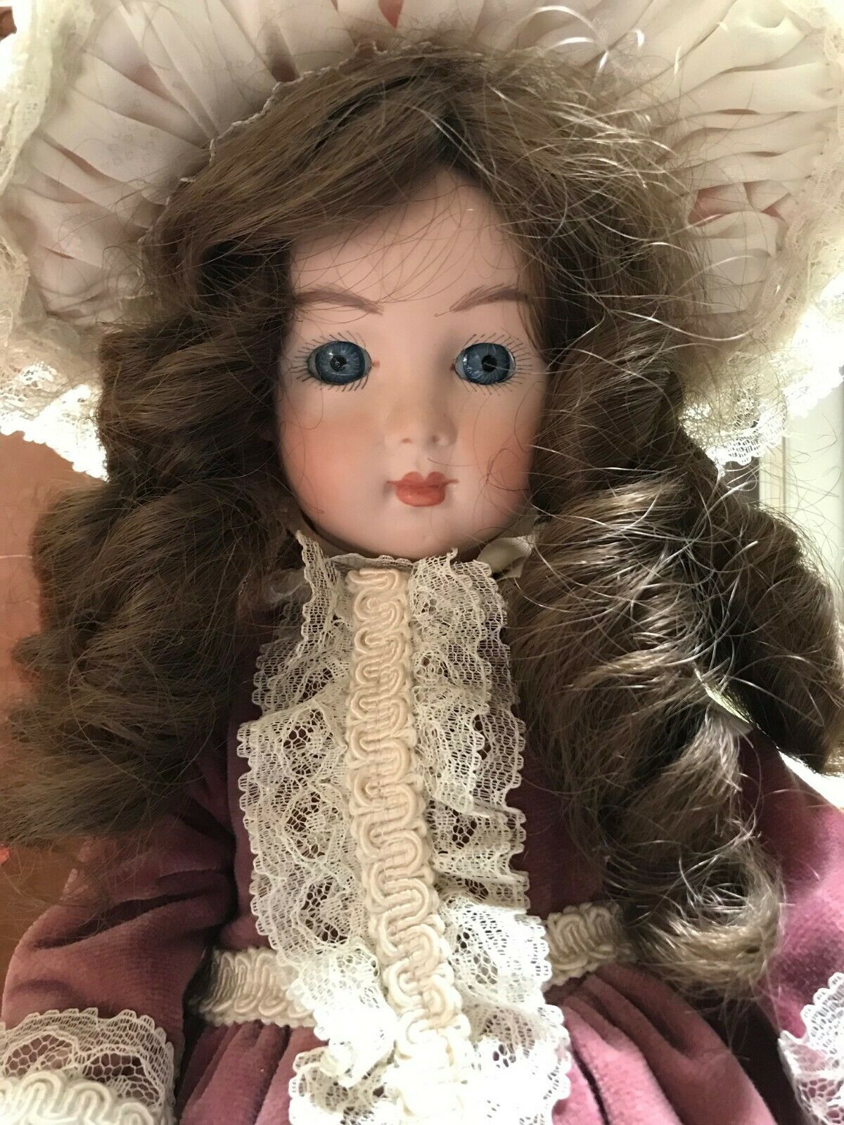 Jumeau Antique Doll Reproduction Bisque Doll