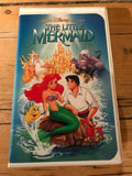 The Little Mermaid (Disney VHS) Out Of Print Banned Cover Art Black Diamond