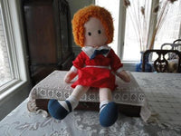 GANZ KNICKERBOCKER Little Orphan ANNIE Doll 2 feet tall