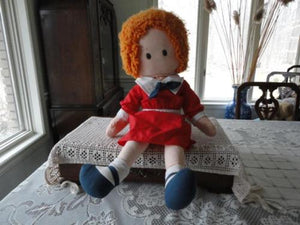 GANZ KNICKERBOCKER Little Orphan ANNIE Doll 2 feet tall