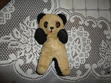 Antique Old Panda Bear 8 in. Squeaker Wood fibers Rare