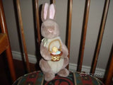 Gund Disney Classic Pooh 1996 Bunny Rabbit Egg Basket RARE