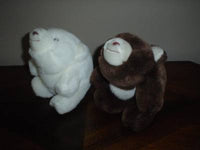 Gund Vintage 2 Snuffles Bears Brown & White