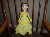Disney Beauty & The Beast Rag Doll Belle 16 inch Velvet