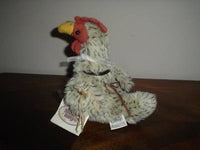 Ganz Cottage Omelette Rooster Chicken Plush Artist Lorraine Chien New