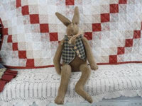 CANADA Artist OOAK BUNNY RABBIT Handmade 23 Inch Rare