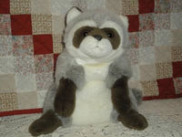 RACCOON Puppet 13 inch Vintage Stuffed Plush