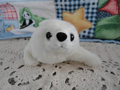 National Geographic WHITE SEAL PUP Stuffed Plush Jadees Antique Bear Shoppe