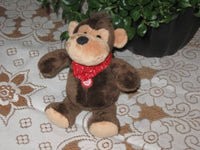 Eddy Toys Holland Screeching Monkey Plush Battery Op