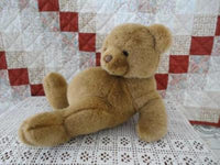 Ikea Sweden Vintage Laying Brown Bear with Big Belly Rare