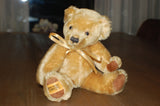 Merrythought UK Exclusive Blonde Mohair Teddy Bear 24 CM 1980s