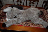 Steiff Molly Donkey Lying 39" 100 Cm JUMBO 103391 Button/Tag VERY HARD TO FIND