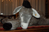 Steiff Molly Donkey Lying 39" 100 Cm JUMBO 103391 Button/Tag VERY HARD TO FIND