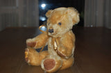 Merrythought UK Exclusive Blonde Mohair Teddy Bear 24 CM 1980s
