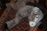 Steiff Molly Donkey Lying 39" 100 Cm JUMBO 103391 Button/Tag VERY HARD TO FIND