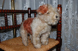 Old Antique Hermann German Mohair Fox Terrier w Bark