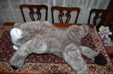 Steiff Molly Donkey Lying 39" 100 Cm JUMBO 103391 Button/Tag VERY HARD TO FIND