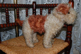 Old Antique Hermann German Mohair Fox Terrier w Bark