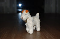 Steiff Fox Terrier 1949 1310,0 10 cm Standing w. Bell No IDS Highly Collectible