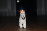 Steiff Fox Terrier 1949 1310,0 10 cm Standing w. Bell No IDS Highly Collectible