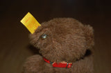 Steiff Classic Brown Alpaca Humpback Teddy Bear EAN 027697 Button/Tag 7in 2006