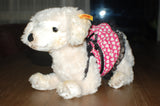 Steiff Lumpi Golden Retriever EAN 076978 with Vest Skirt 2013