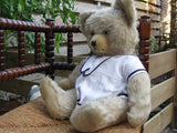 Antique Richard Diem Bear 50 CM White Mohair Fully Jointed 1940s Germany