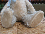 Antique Richard Diem Bear 30 CM White Mohair Fully Jointed 1930s Germany