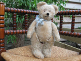 Antique Richard Diem Bear 30 CM White Mohair Fully Jointed 1930s Germany