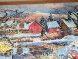 Ravensburger Puzzle Canadian Artist Pauline Paquin Lets Slide 1000 pc 2008