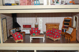 Vintage LUNDBY 4 Levels Doll House & Accessories PACKED FULL Stunning