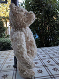 Antique 1905 - 1933 Steiff Teddy Bear 28PAB 5328,2 White Mohair 15.7 inch Tall