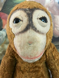 Antique German Schuco Hermann Orangutan Monkey 17" Fully Jointed Plush "Manny"