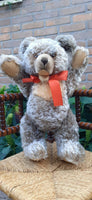 STEIFF Antique 1951-58 Zottelbear Zotty Bear 50cm 6350,2 Growler Grey Mohair