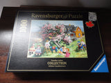 Ravensburger Puzzle Canadian Artist Pauline Paquin Kitten in the Tree 1000pc '08