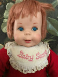 Mattel Baby Secret Doll WORKS 100% Whispers Talks Pull String SCARY Vintage 1965